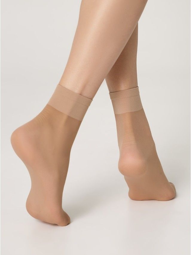 Women's socks CONTE ELEGANT SOLO 40 (2 pairs) (box),s.23-25, natural - 2