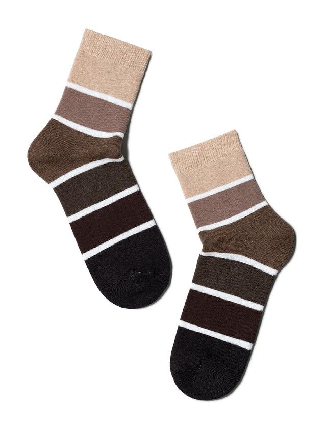 Women's cotton socks COMFORT (terry) 7S-47SP, s. 23, 212 chocolate - 2