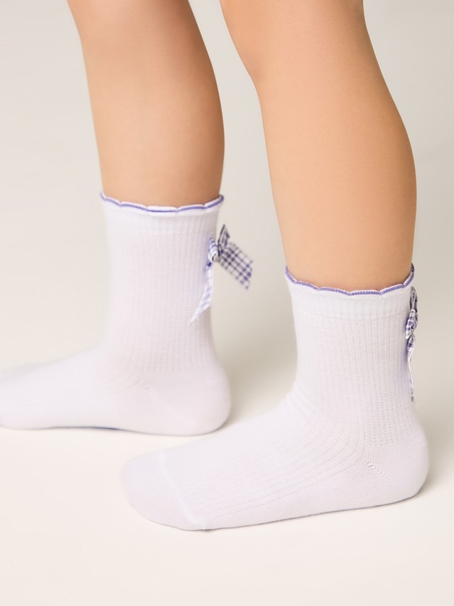 Children's socks CONTE-KIDS TIP-TOP, s.16, 065 white-lilac - 2