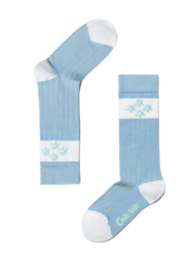 Children's knee high socks CONTE-KIDS TIP-TOP, s.14, 014 blue - 1