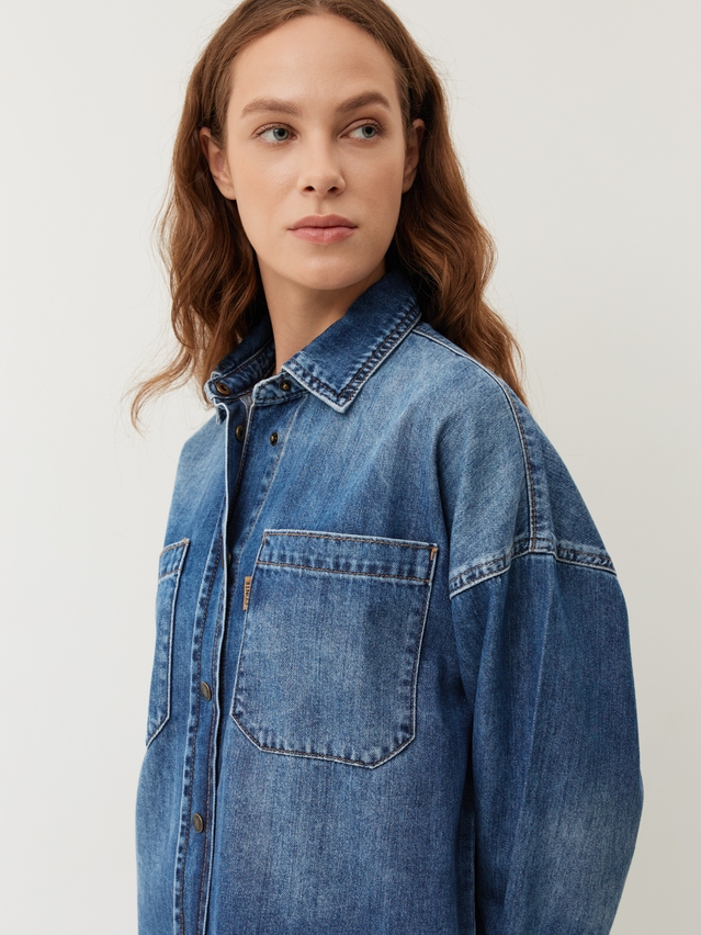 Denim windbreaker CONTE CON-986, s.170-84-90, blue - 7