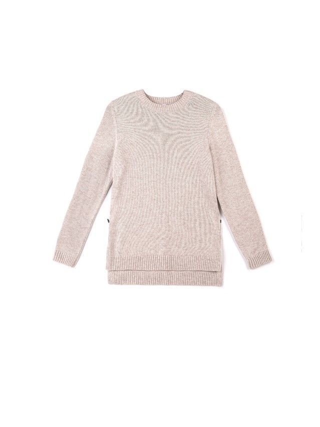 Women's polo neck shirt CONTE ELEGANT LDK038, s.170-84, beige - 1