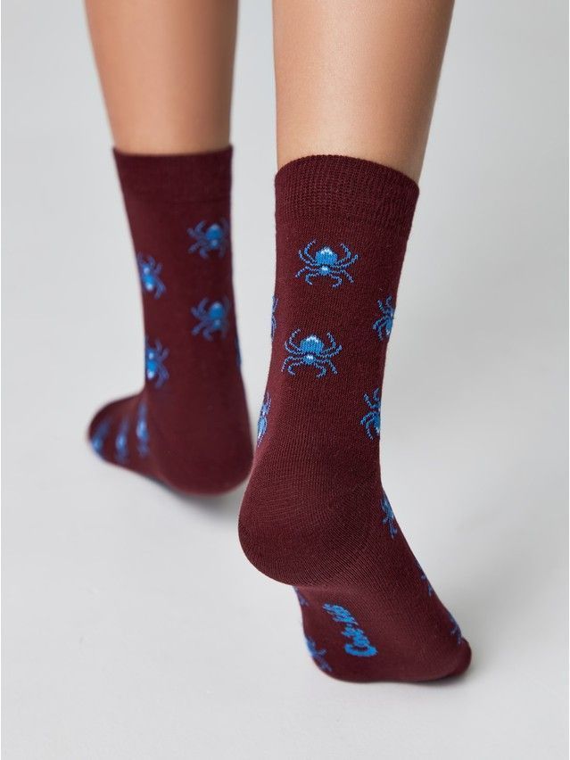 Children's socks CONTE-KIDS TIP-TOP, s.36-37, 409 wine-coloured - 3