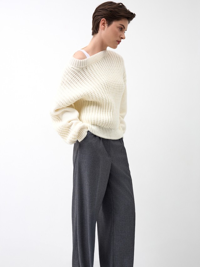 Women's pullover CONTE ELEGANT LDK24137, s.170-84, ecru - 5