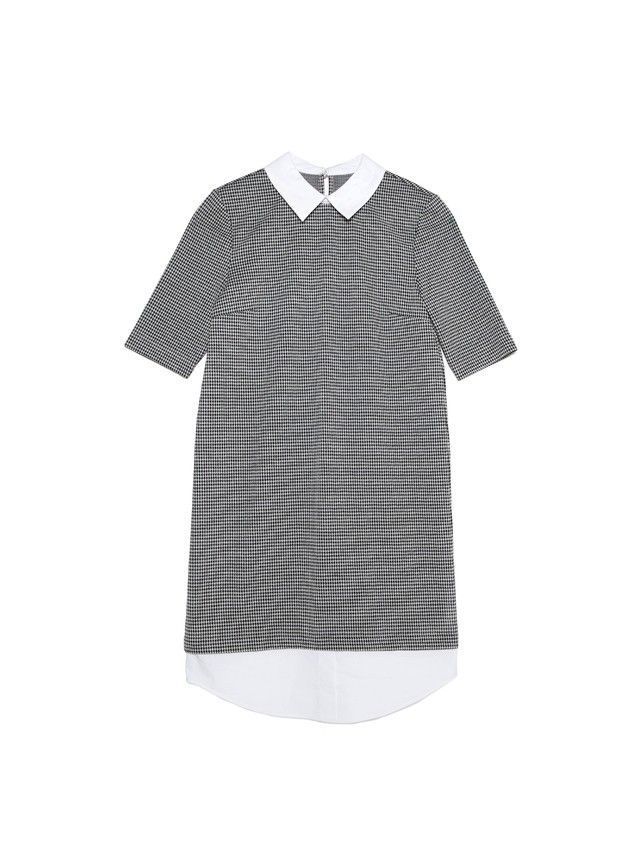 Dress LPL 1052, s.164-84-90, grey-white - 3