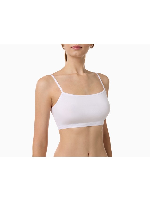 Woman's sleeveless top CONTE ELEGANT BASIC COLLECTION LT 5017, s.170-84, white - 2