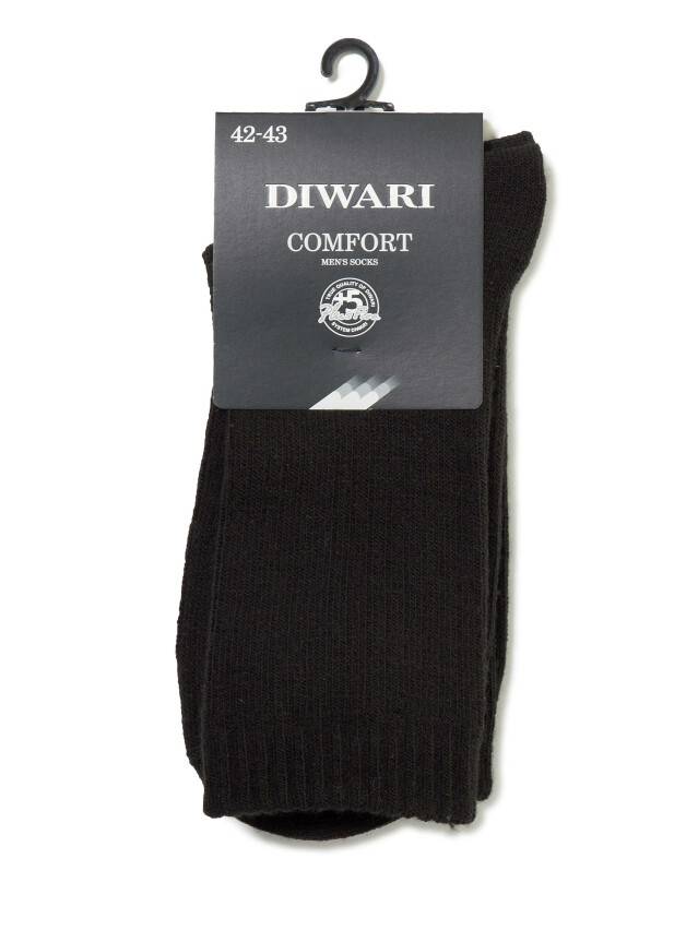 Men's socks DiWaRi COMFORT, s. 40-41, 075 black - 2