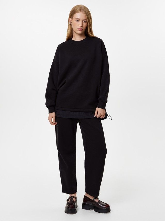 Women's polo neck shirt CONTE LD 3224, s.170-84, black - 2