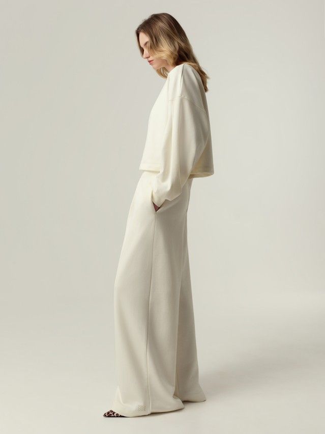 Women's polo neck shirt CONTE LD 3373, s.170-88, ecru - 5