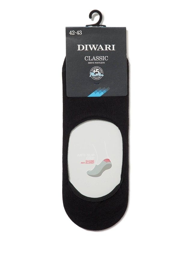 Men's footlets DiWaRi CLASSIC, s. 40-41, 000 black - 2