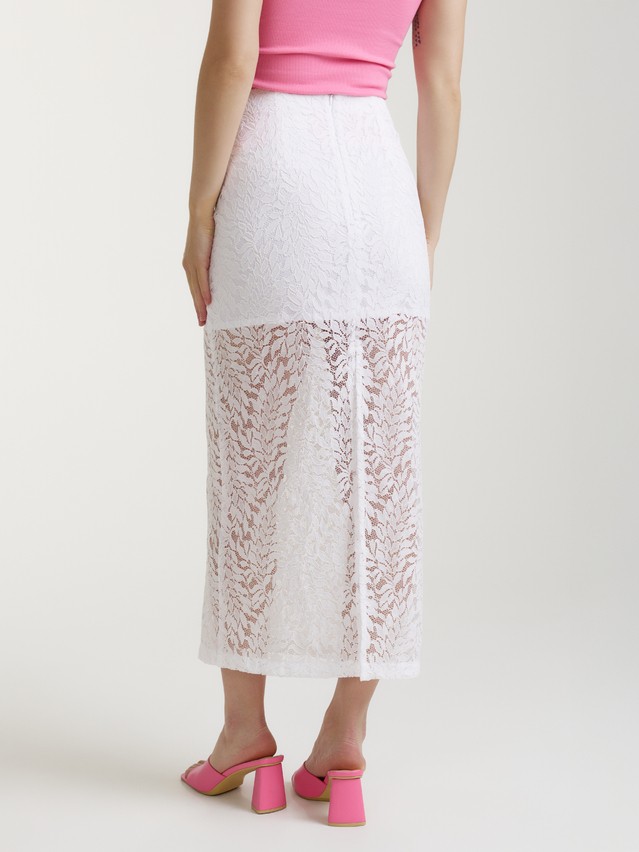 Women's skirt CONTE ELEGANT LU 3161, s.170-90, white - 2