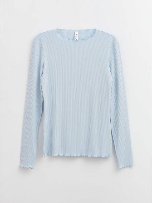 Women's polo neck shirt CONTE ELEGANT LD 1164, s.170-100, light blue - 1