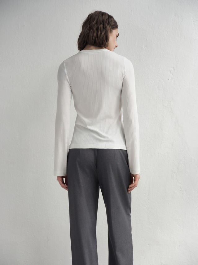 Women's polo neck shirt CONTE LD 3242, s.170-84, white - 5