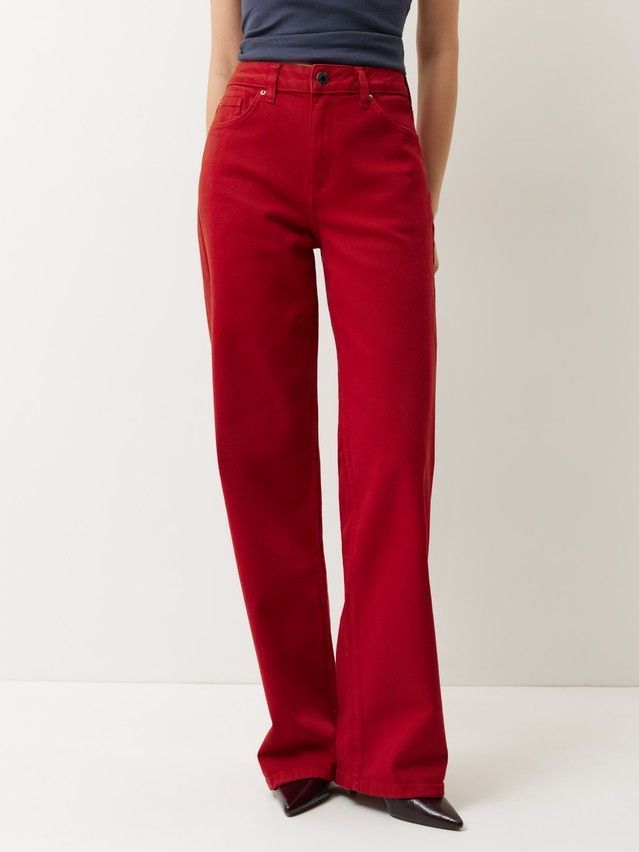 Women's jeans CONTE CON-1010, s.164-94, red - 4