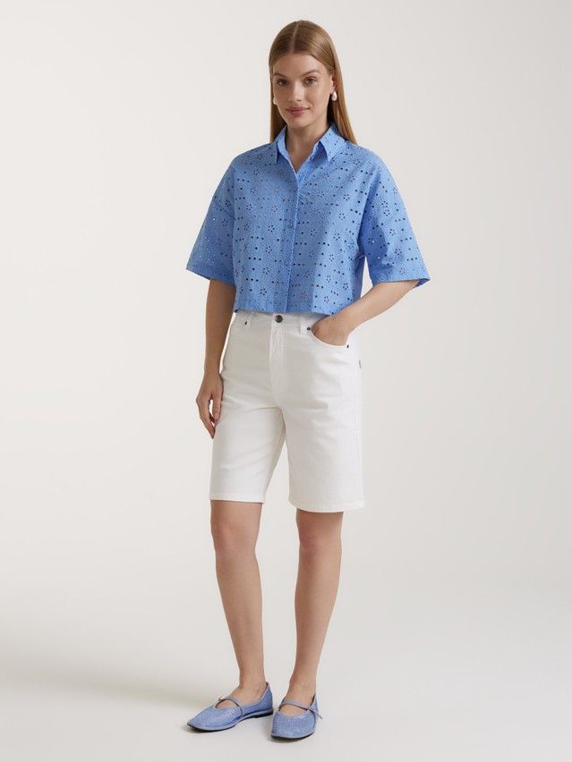 Women's shirt CONTE ELEGANT LBL 3204, s.170-88-94, cornflower - 1