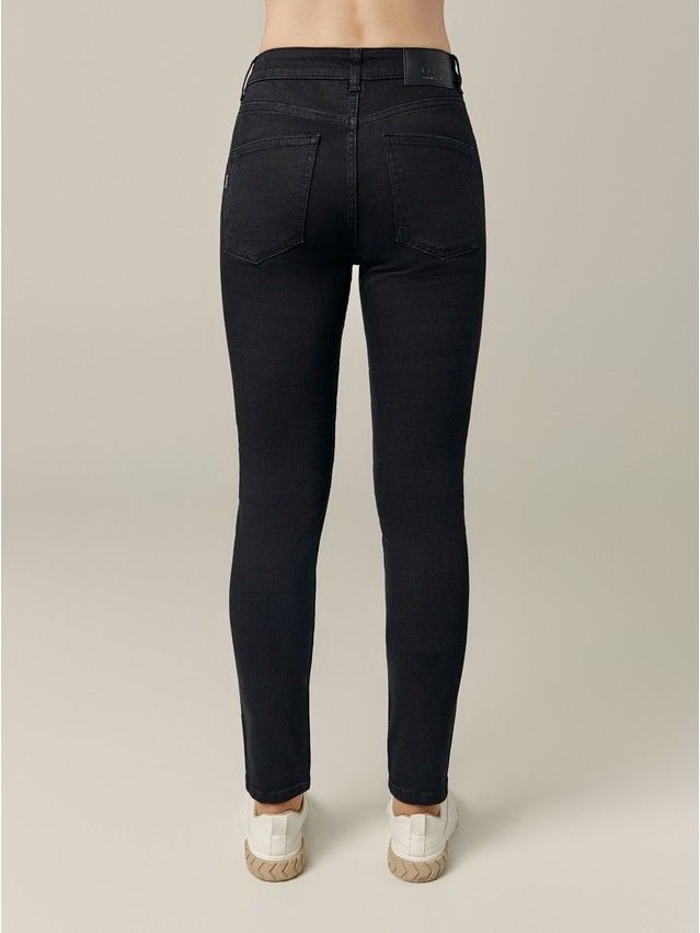 Denim trousers CONTE ELEGANT CON-670, s.170-102, black - 6