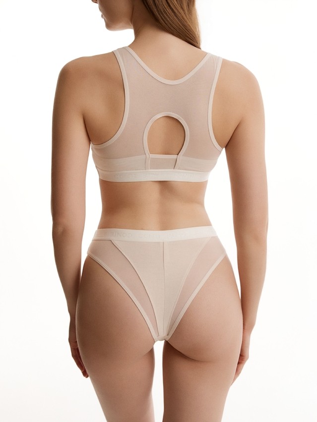 Women's panties CONTE DOUBLE LINES LBR 3549, s.90, beige - 2