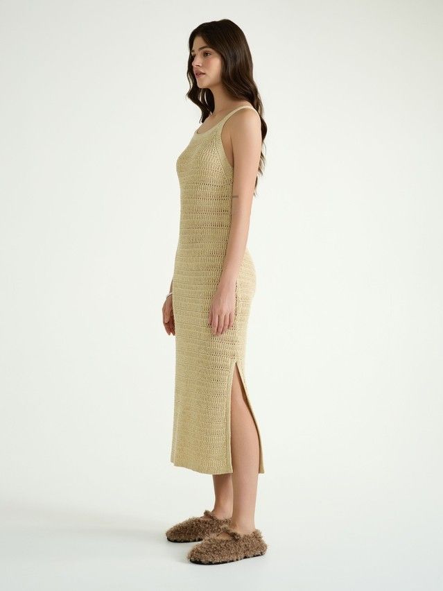 Women's dress CONTE ELEGANT LDK2444, s.170-84-90, beige - 5
