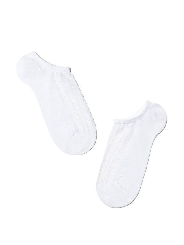 Women's cotton socks ACTIVE (ultra-short) 19C-185SP, s. 36-37, 179 white - 2