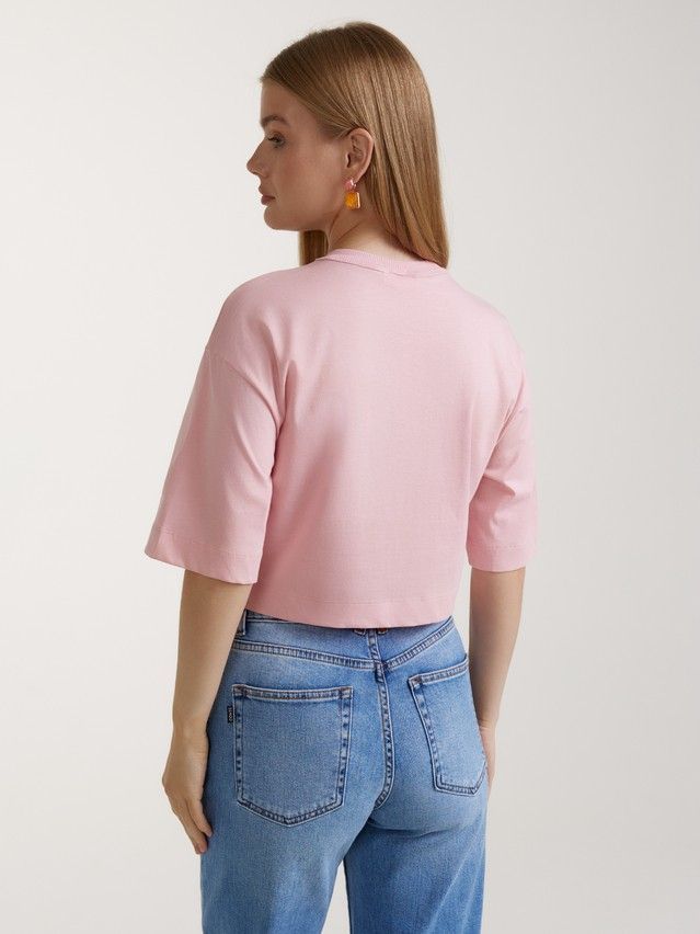 Women's polo neck shirt CONTE ELEGANT LD 3084, s.170-92, pink - 2