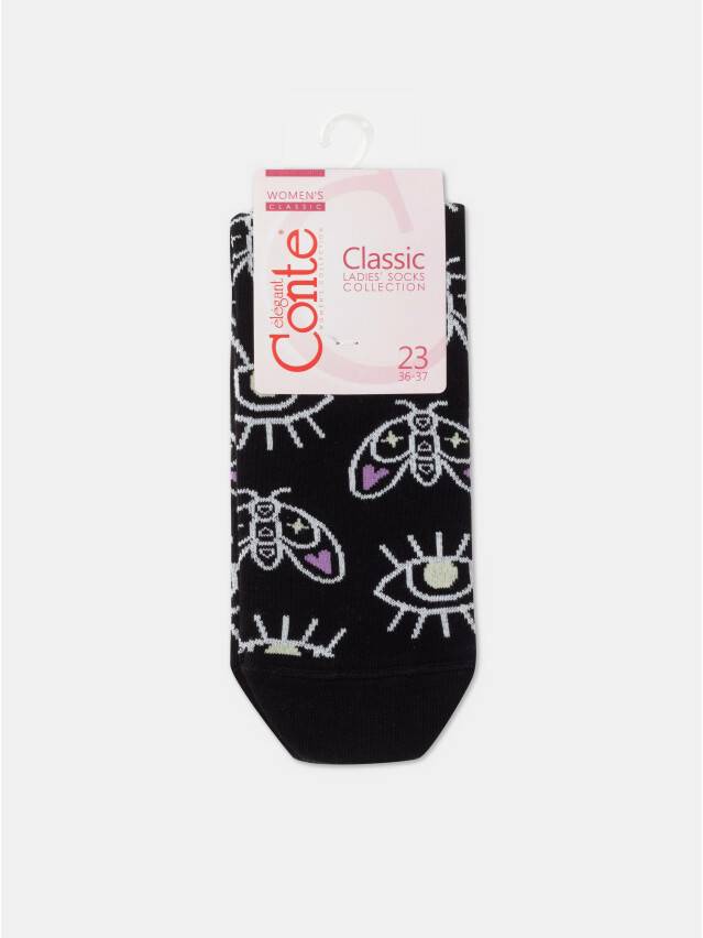 Women's socks CONTE ELEGANT CLASSIC, s.23, 366 black - 5