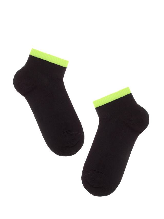 Women's socks CONTE ELEGANT CLASSIC, s.23, 068 black-lettuce green - 2