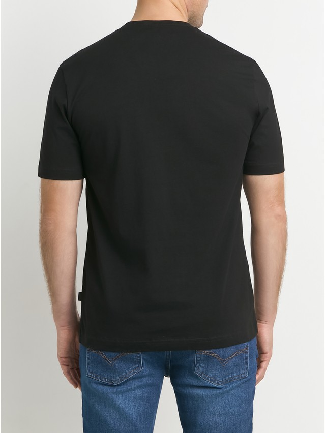 Men's polo neck shirt DIWARI BASIC MEN MD 4027, s.176,182-92, black - 2