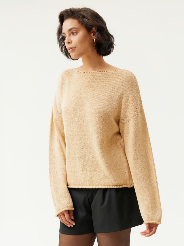 Women's pullover CONTE LDK25162, s.170-84, beige - 3