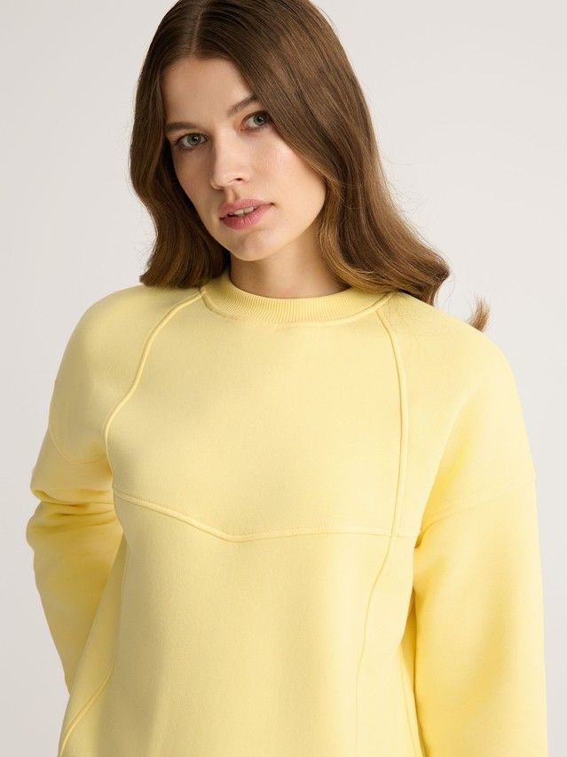 Women's polo neck shirt CONTE ELEGANT LD 2832, s.170-92, panna cotta - 5