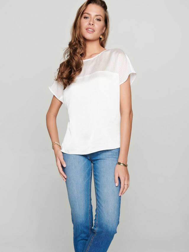 Women's blouse LBL 1094, s.170-84-90, off-white - 1