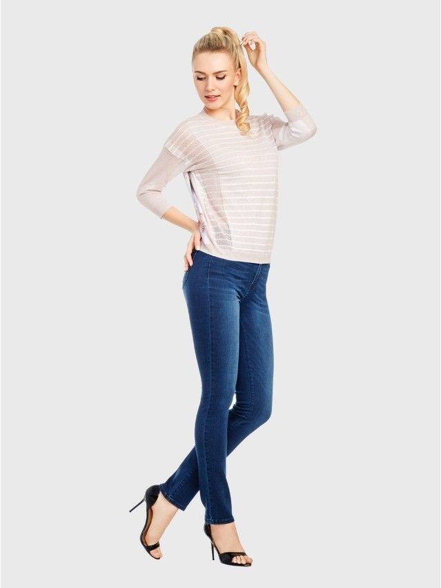 Women's polo neck shirt CONTE ELEGANT LDK033, s.158,164-84, pink - 1