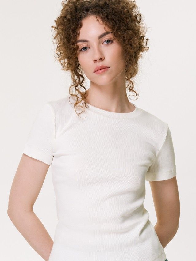 Women's T-shirt CONTE ELEGANT BASIC COLLECTION LFB 5023, s.170-84, ecru - 4