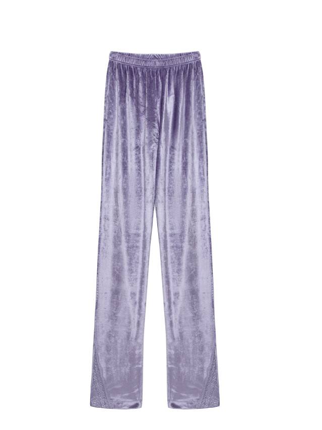 Velour trousers for home VELVET LOUNGEWEAR LHW 1010, s.170-102, grey-lilac - 1