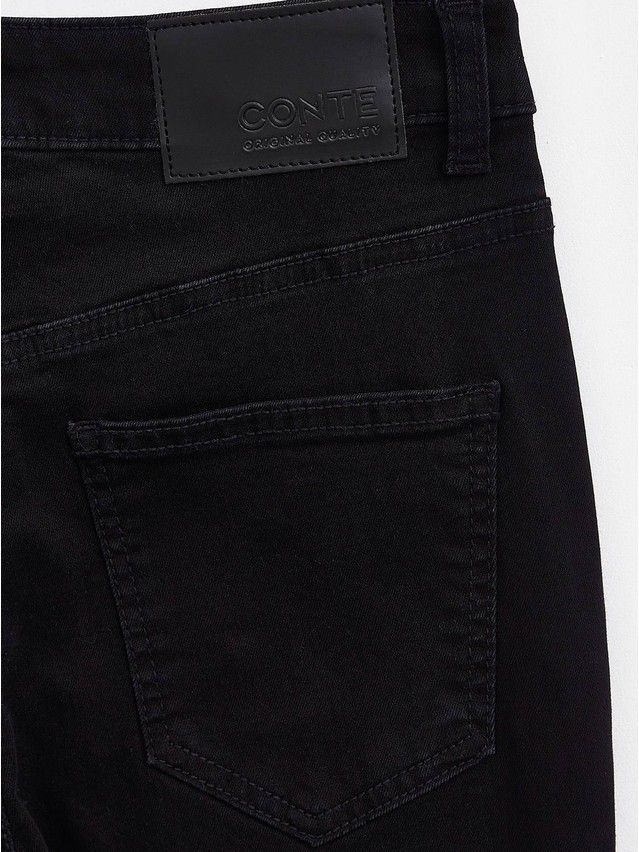 Denim trousers CONTE ELEGANT CON-395, s.170-102, washed black - 9