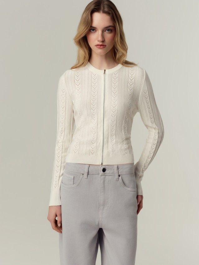 Women’s jacket CONTE ELEGANT LDK2575, s.170-84, ecru - 1