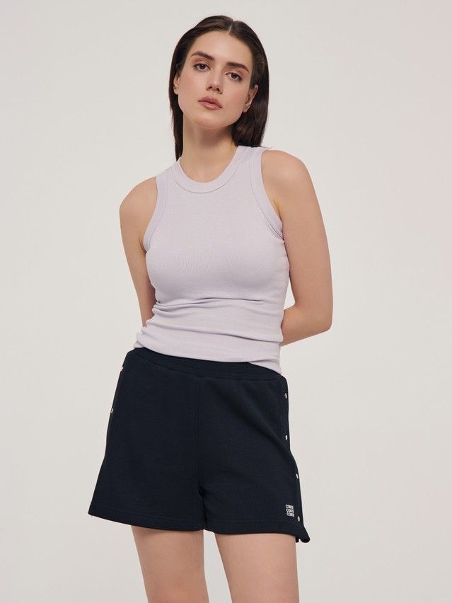 Women's polo neck shirt CONTE ELEGANT LD 2846, s.170-92, lavender - 1
