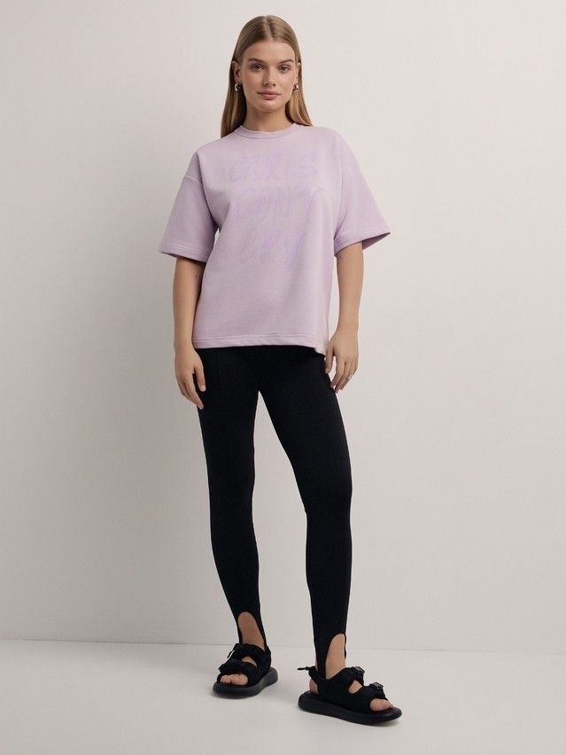 Women's polo neck shirt CONTE ELEGANT LD 2726, s.170-92, lavender - 5