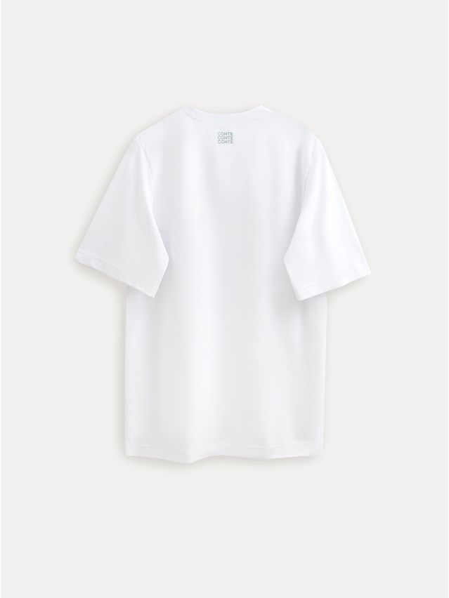 Women's polo neck shirt CONTE ELEGANT LD 3036, s.170-92, white-oysters - 8