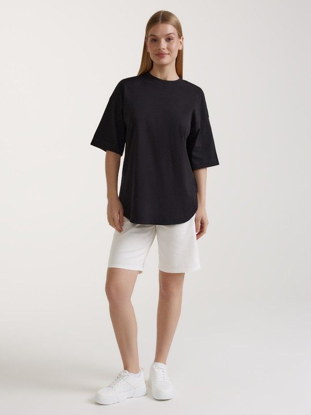 Women's polo neck shirt CONTE ELEGANT LD 3087, s.170-84, black - 4