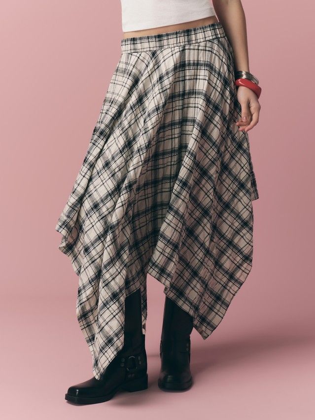 Women's skirt CONTE LU 3517, s.170-90, white-black - 4