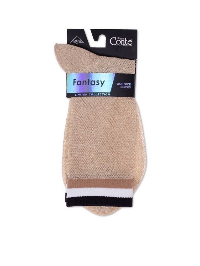 Women's socks CONTE ELEGANT FANTASY, s.23, 278 cream - 3