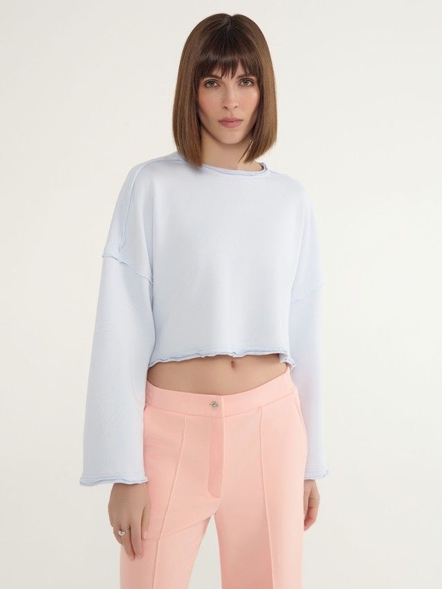 Women's polo neck shirt CONTE ELEGANT LD 3055, s.170-92, blue quartz - 7