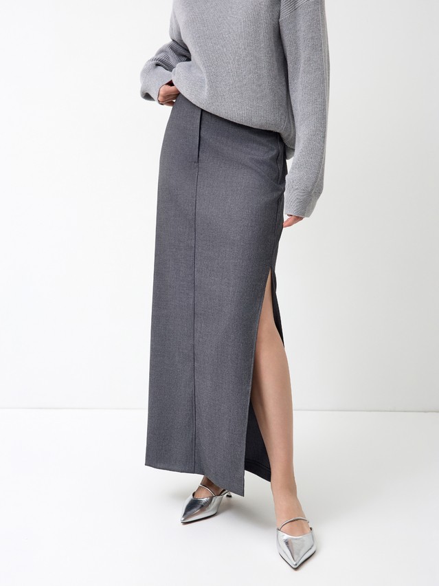 Women's skirt CONTE LU 3259, s.170-90, graphite - 5
