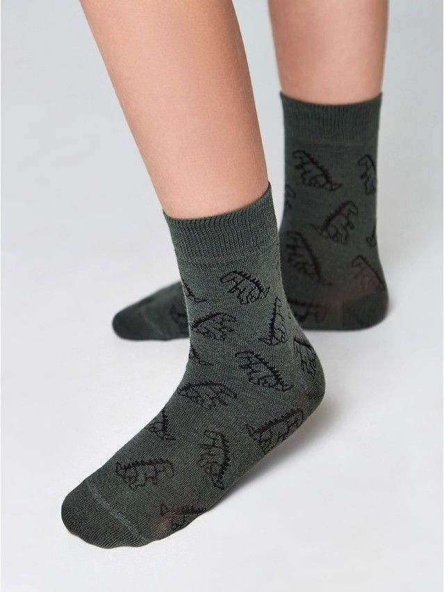 Children's socks CONTE-KIDS CLASS, s.21-23, 614 khaki - 2