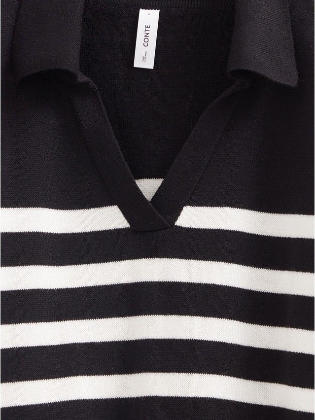 Women's pullover CONTE ELEGANT LDK2390, s.170-84, black-white - 10