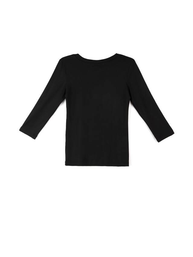 Women's polo neck shirt CONTE ELEGANT LD 478, s.158,164-100, black - 3