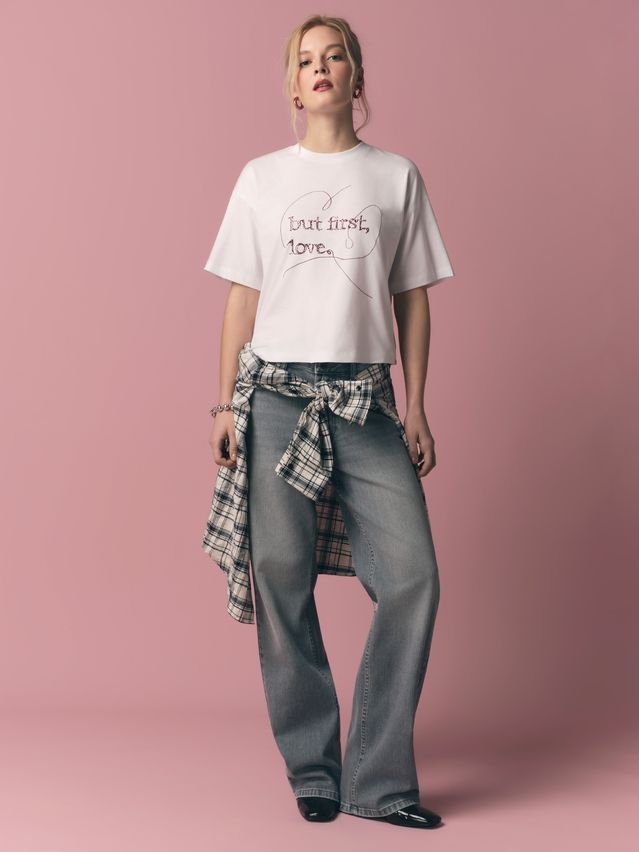 Women's polo neck shirt CONTE ELEGANT LD 3032, s.170-92, white-love - 1