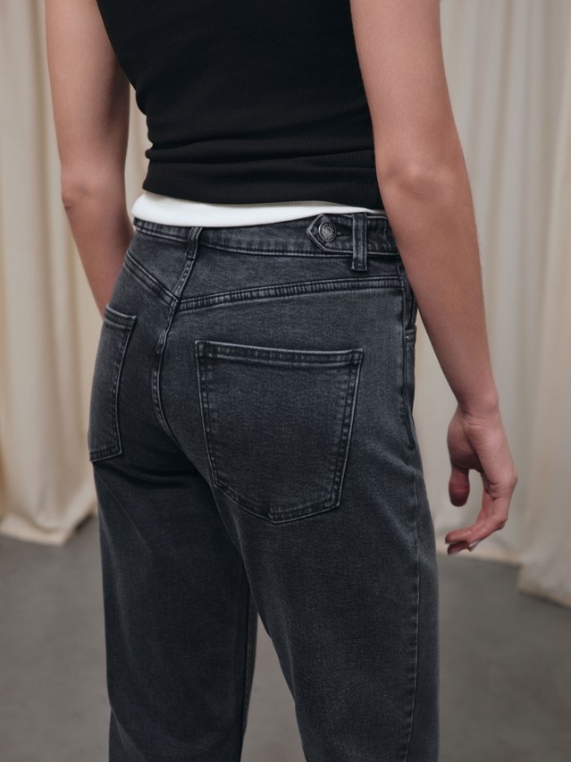 Women's jeans CONTE CON-847, s.164-90, washed black - 6