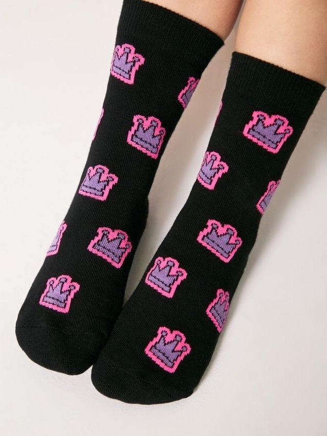 Children's socks CONTE-KIDS SOF-TIKI, s.16, 763 black - 1