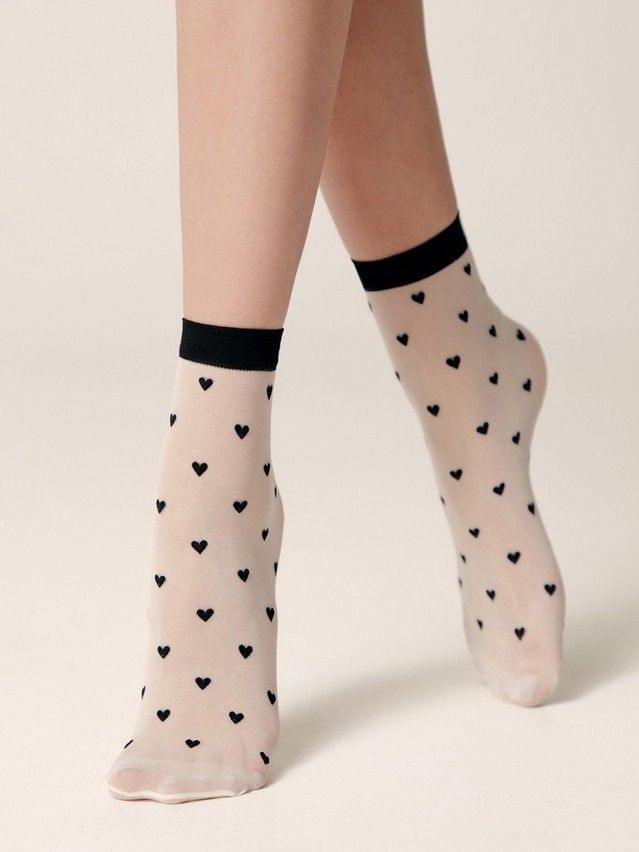 Women's socks FANTASY 19С-111SP, s.36-39, panna - 2
